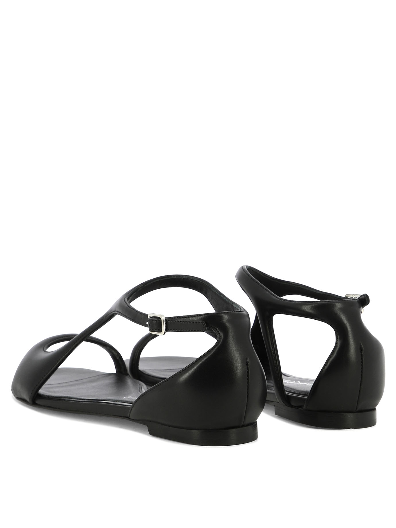 ALEXANDER MCQUEEN Black   Suppleness sandals